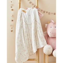 Linge de maison et décoration-Linge de lit bébé-Couverture - NOUKIE'S - Lina & Joy - Rose - 100 x 140 cm - Polyester