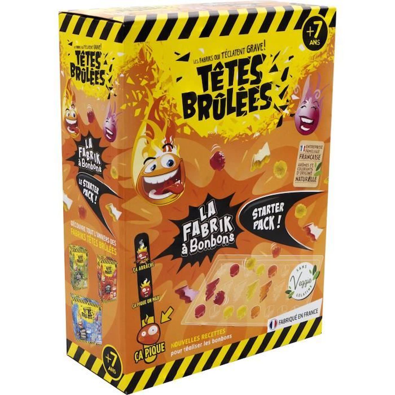La Fabrik À Bonbons Starter Pack - Tetes Brulees - Mixte - Blanc - 21x9x29cm - Enfant - 2 Ans De Gar