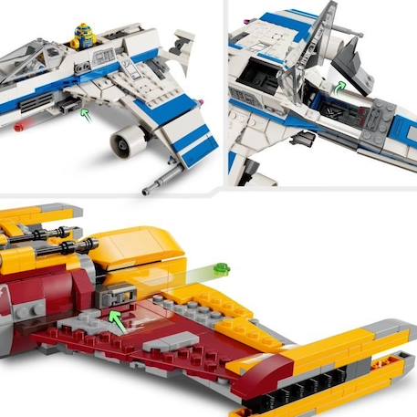 LEGO® Star Wars - E-Wing de la Nouvelle République contre le Chasseur de Shin Hati 75364 JAUNE 4 - vertbaudet enfant 