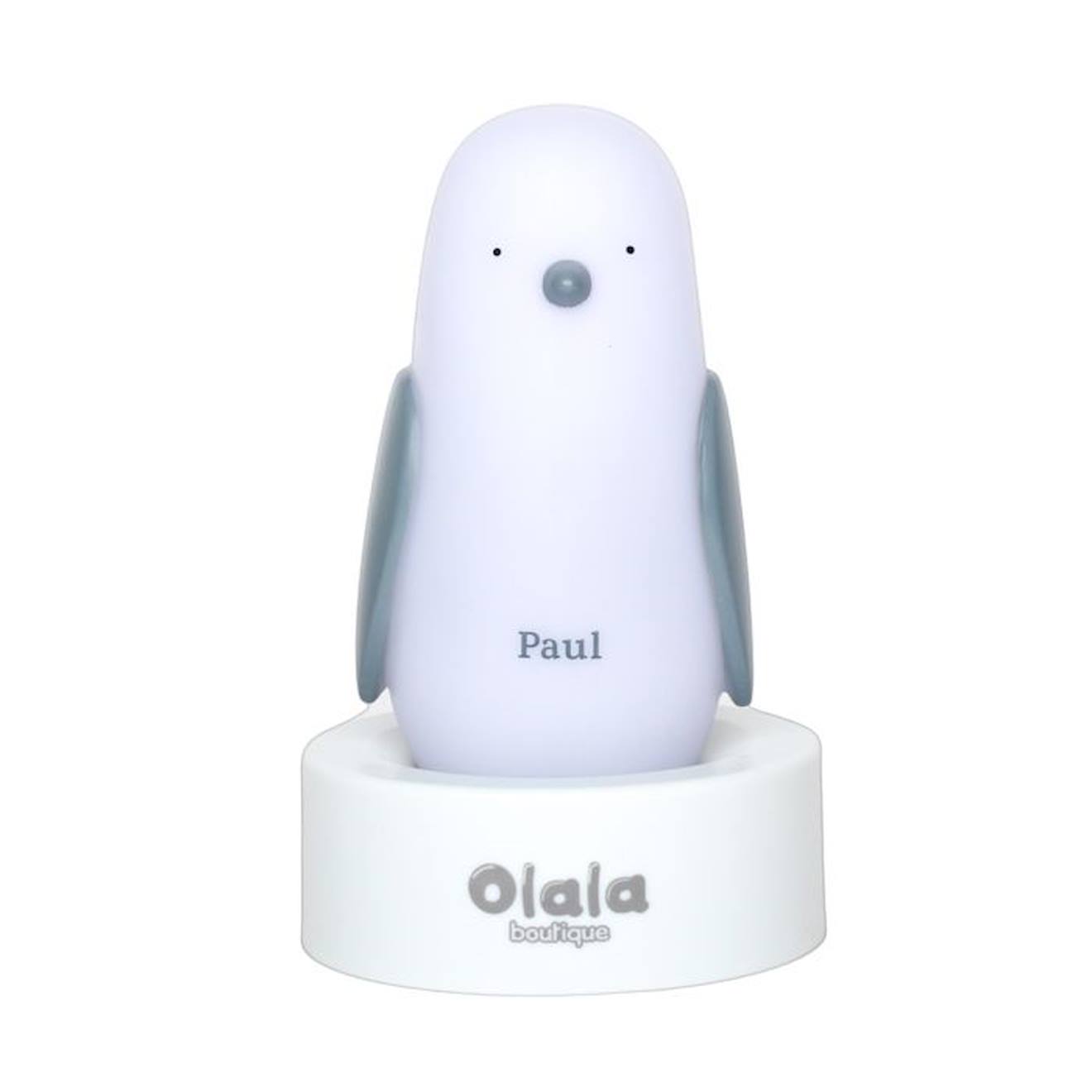 Veilleuse Enfant Pingouin « Paul » De Olala® - Veilleuse Rechargeable Induction Pour Faciliter L'end