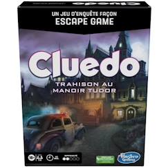Jouet-Jeux de société-Cluedo Escape Trahison au Manoir Tudor - jeu d'enquête façon escape game - 1 à 6 joueurs -dès 10 ans