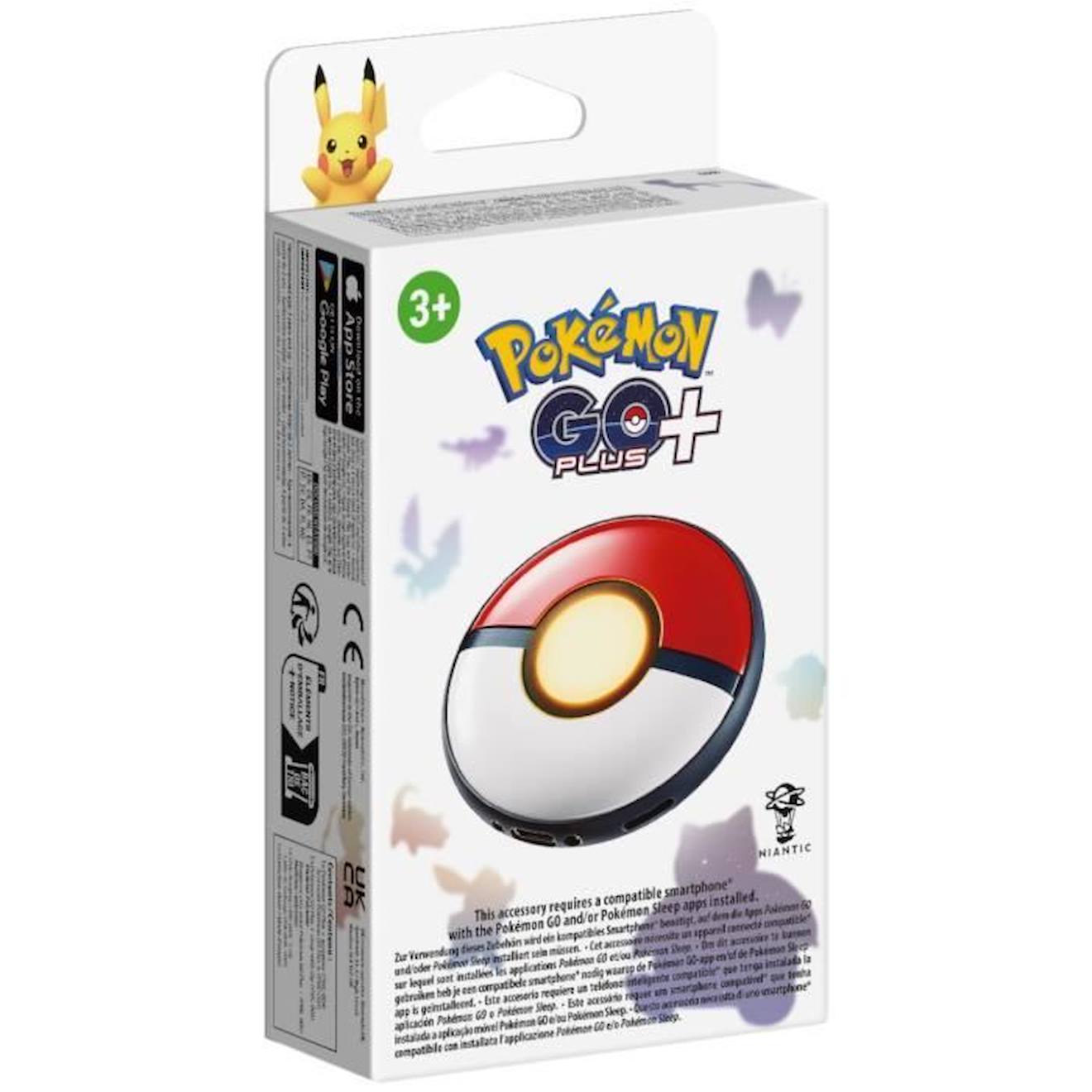 Pokémon Go Plus + • Accessoire Nintendo Pour Pokémon Go & Pokémon Sleep Blanc
