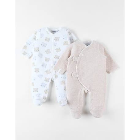 Bébé-Set de 2 pyjamas dors-bien imprimé Nouky en velours