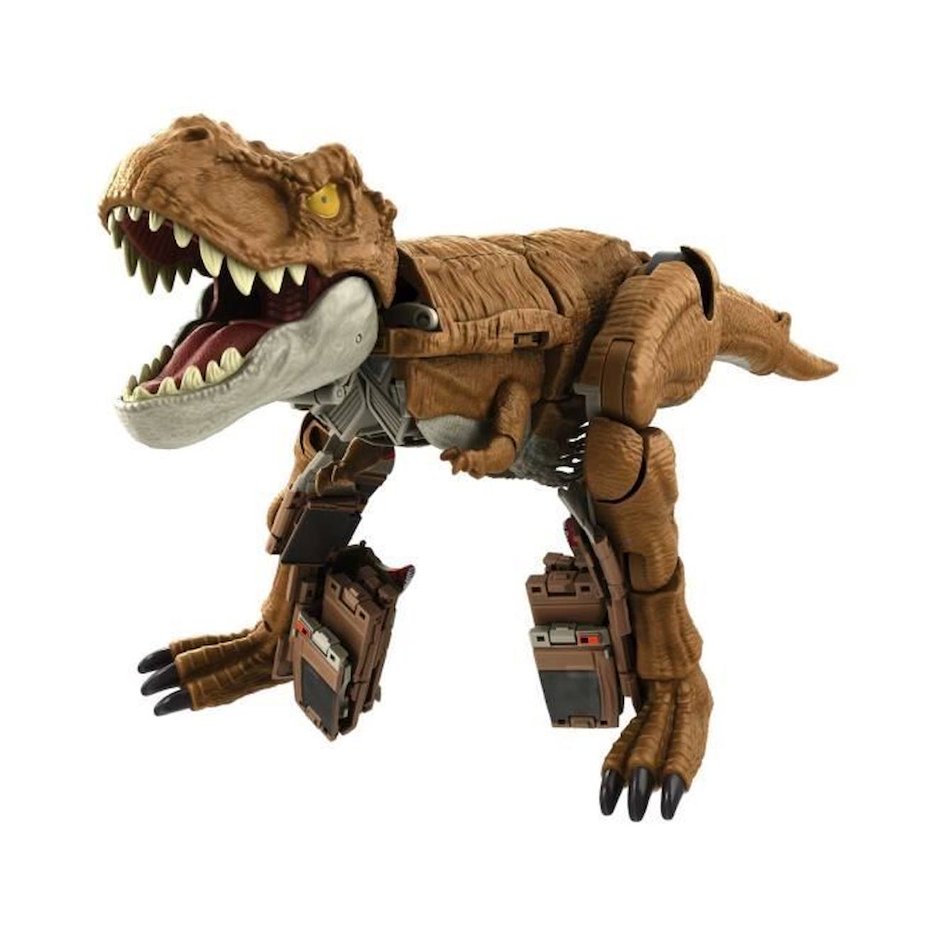 Jurassic World - Tyrannosaure Transformable En Véhicule Tout-terrain - Fierce - Mattel - Hpd38 Marro