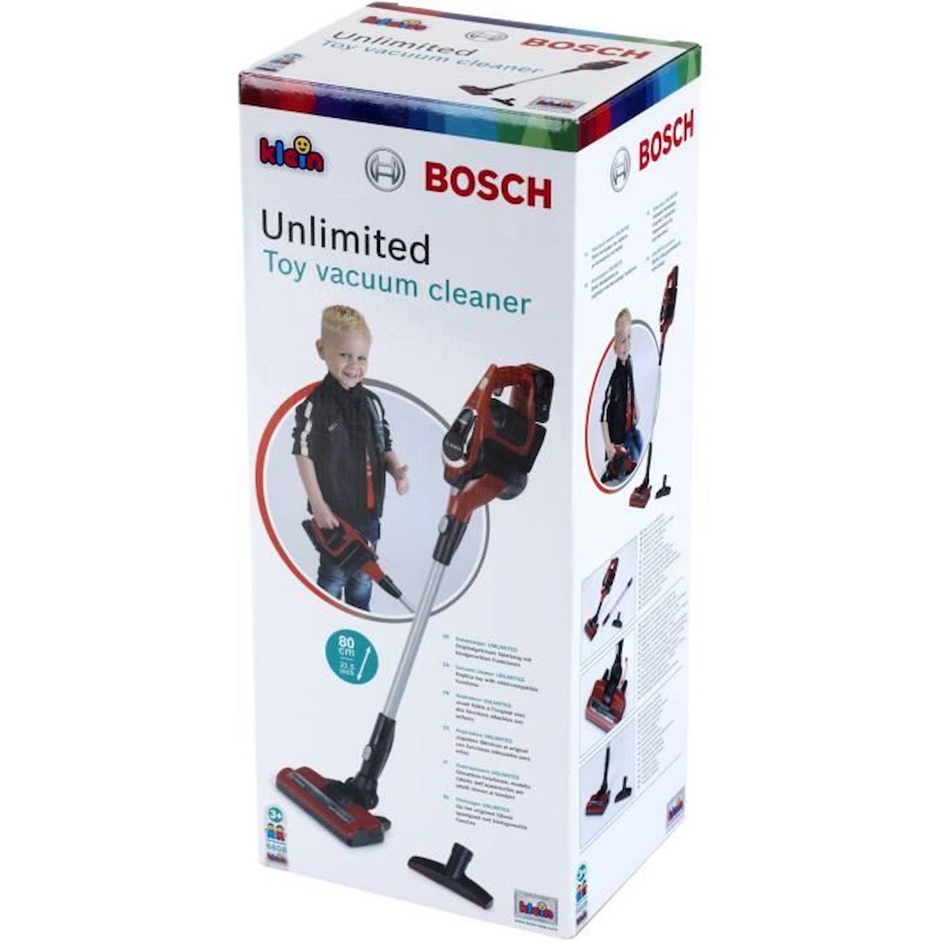 Aspirateur balai électronique Bosch Unlimited 3 en 1 - KLEIN - 6808 - Jouet  Pour Enfant noir - Klein
