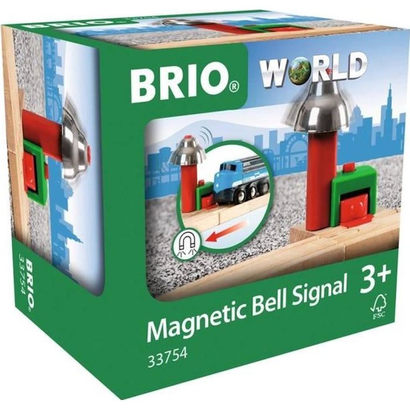 Signal Cloche Magnétique - Brio World - Ravensburger - Jaune - Mixte Dès 3 Ans Jaune