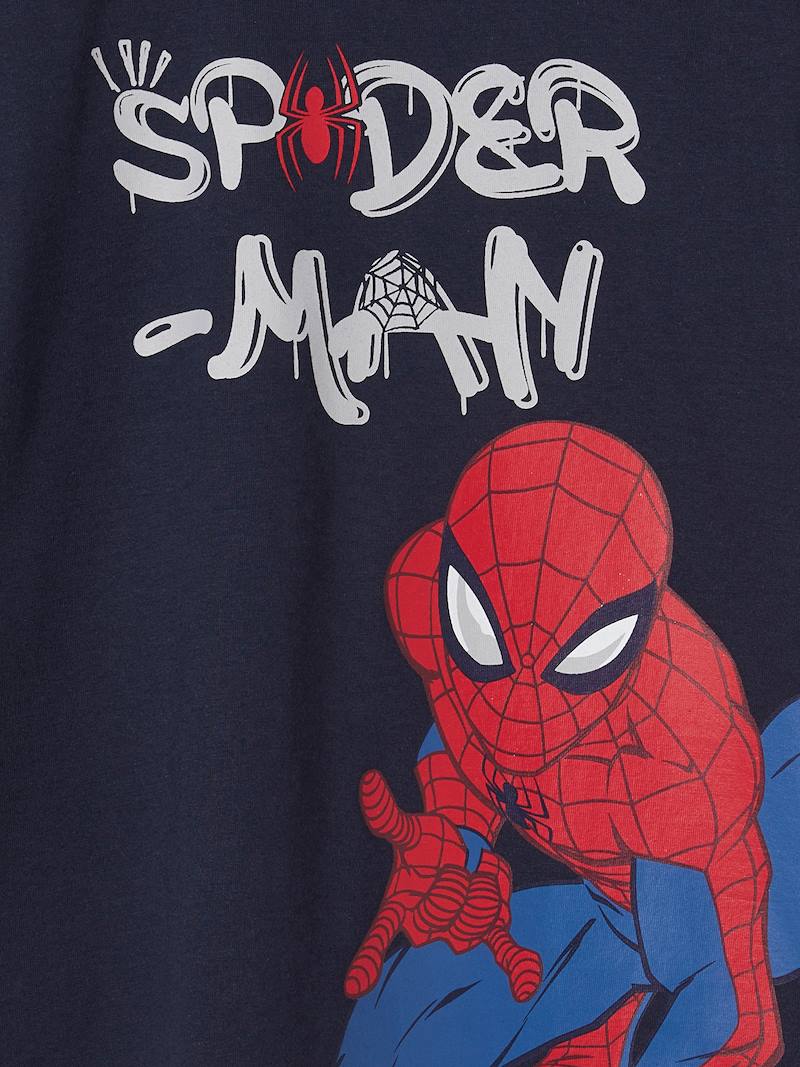 Blouson Garçon Marvel Spidey - Style Bombardier, Motif Toile, Manches Rouges, Produit Officiel