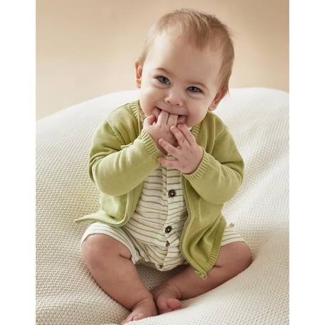 Bébé-Cardigan en tricot fin