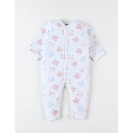 Bébé-Salopette, combinaison-Pyjama sans pied à imprimé Noukie