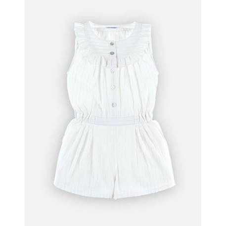 Combishort sans manches avec lurex BLANC 3 - vertbaudet enfant 