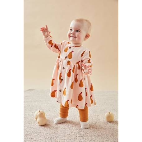 Bébé-Set robe imprimé poires + legging uni