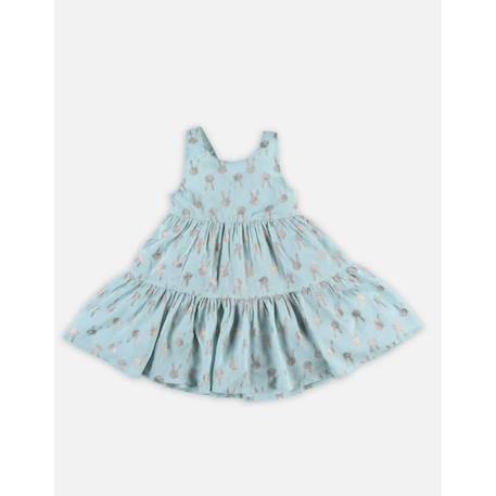 Bébé-Robe à fines bretelles impirmé lapin lurex