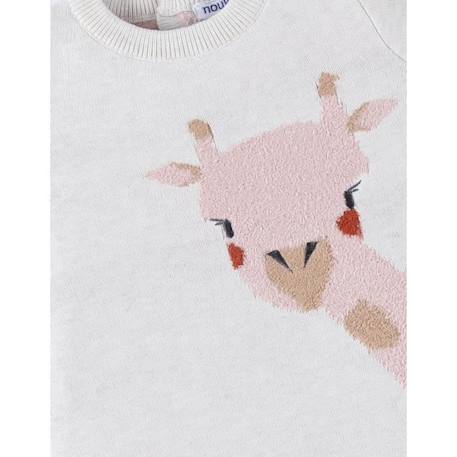 Robe girafe en tricot chiné BEIGE 3 - vertbaudet enfant 