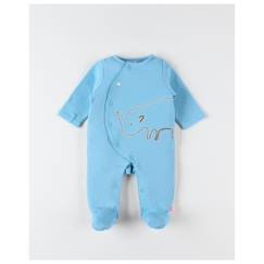 Pyjama 1 pièce en jersey gaufré imprimé rhino  - vertbaudet enfant