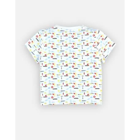 T-shirt en jersey imprimé all over BLEU 3 - vertbaudet enfant 