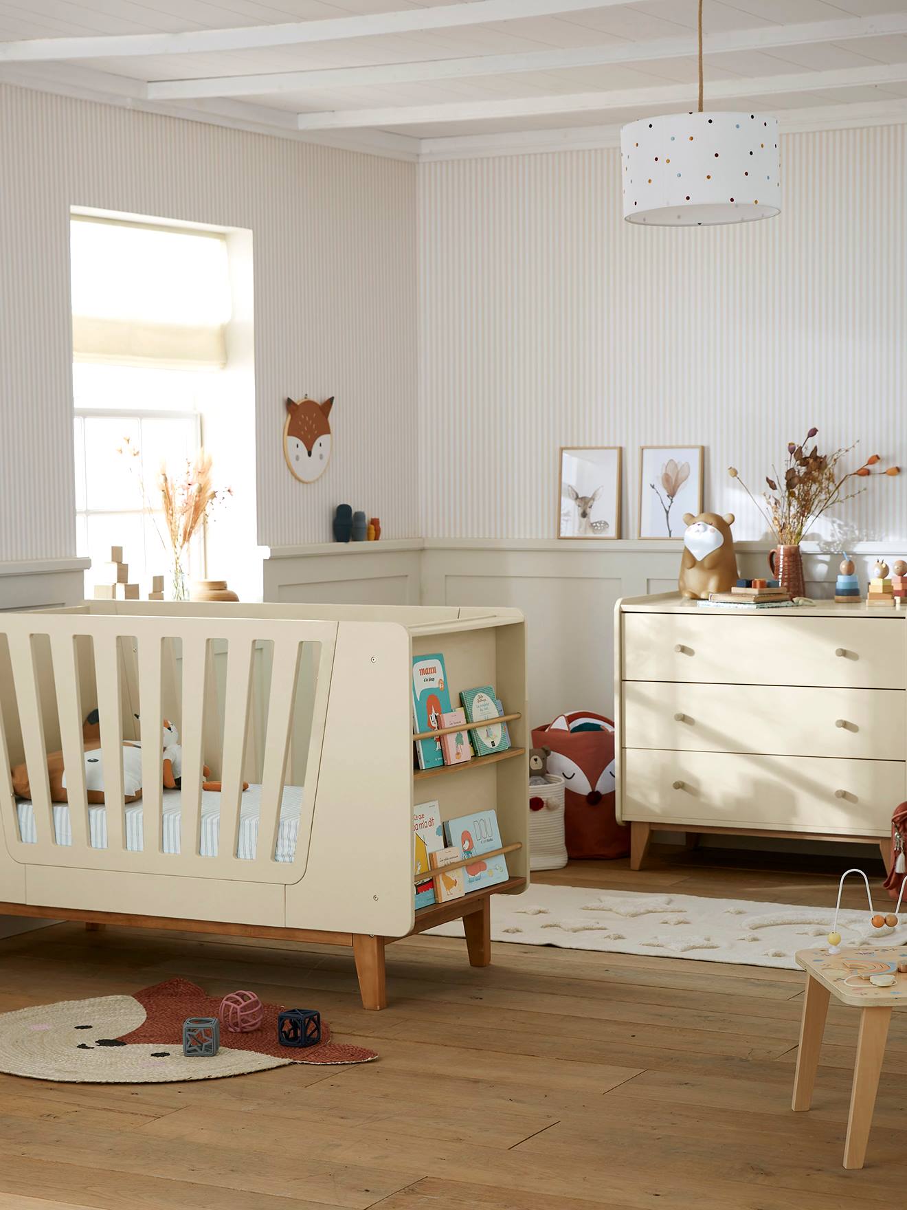 Lit bébé transformable FJORD ficelle