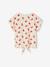 T-shirt imprimé fille avec noeud fantaisie blanc / rouge+écru+kaki+marine+rose mauve imprimé+vanille+vert 26 - vertbaudet enfant 
