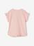 Tee-shirt volanté motif à sequins fille rose pâle+vert+vert d'eau+vieux rose 2 - vertbaudet enfant 