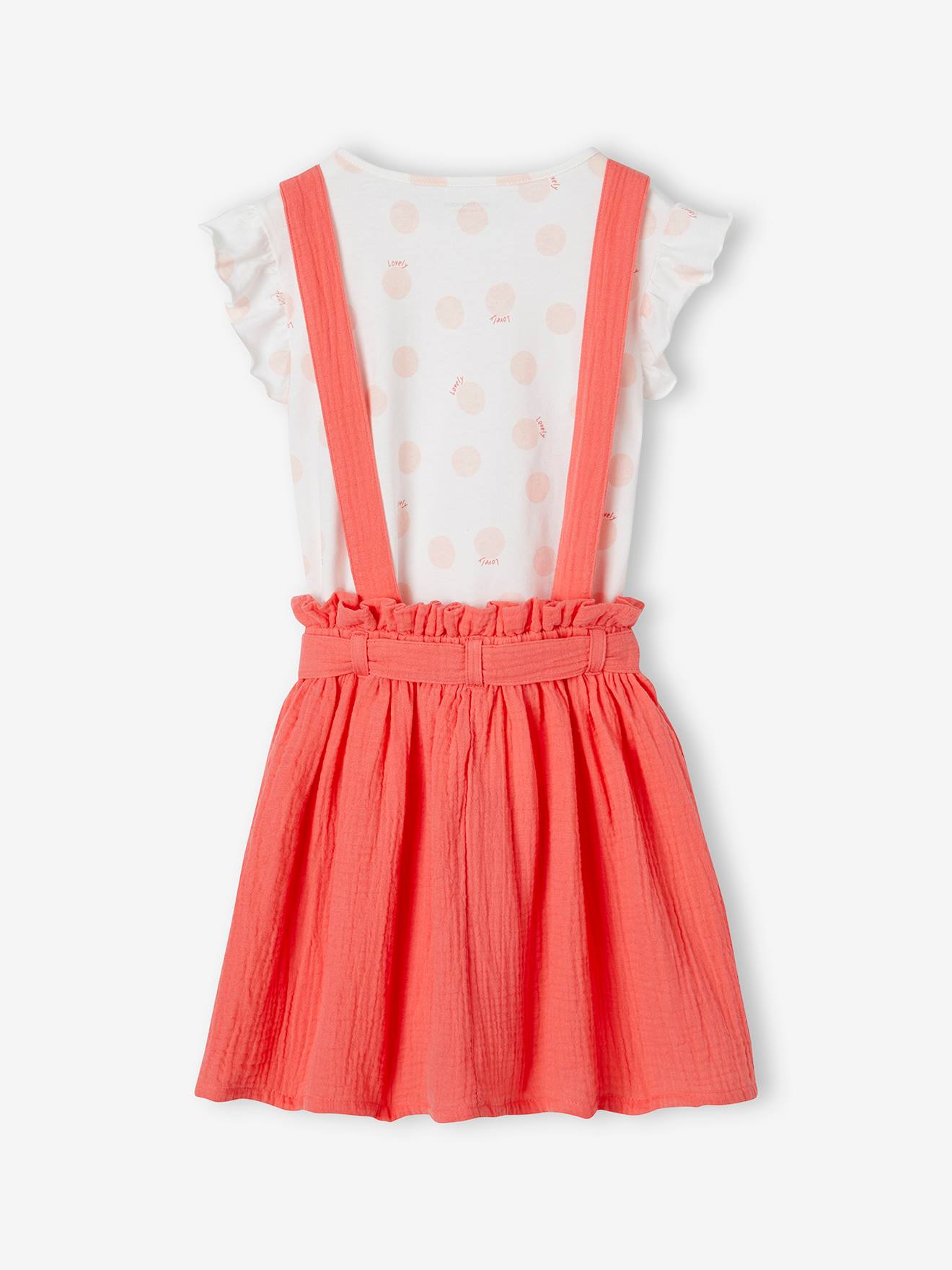 Ensemble 2 Pièces Fille Isobella & Chloe - Pantalon Et Haut à Volants Et Ruban Fuchsia Taille 18 Mois