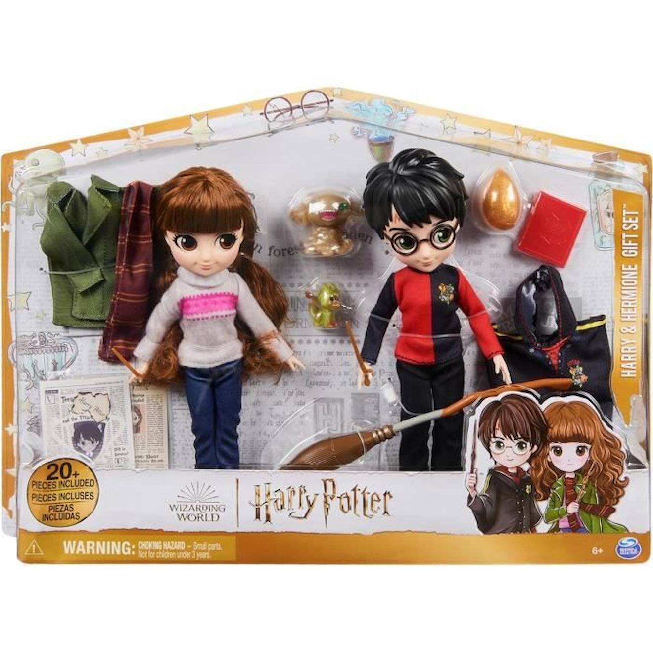 Bizak- Set de 2 Figurines Tampon Harry Potter 5C Poupées daction, B