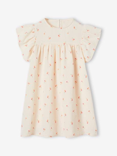 Fille-Robe en gaze de coton fille