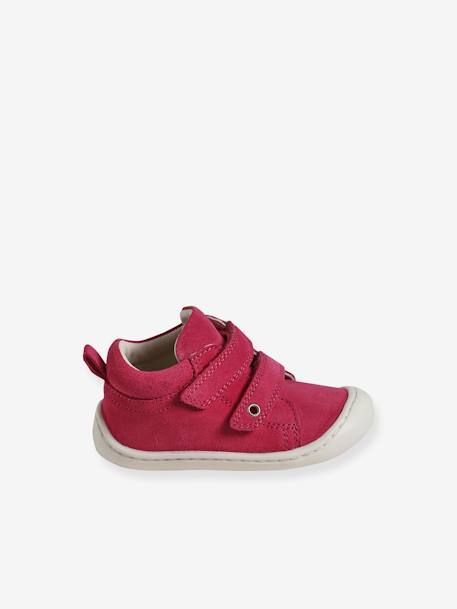 Chaussures premiers pas bébé scratchs bordeaux+fuchsia+jaune pâle+marine+or+rose 7 - vertbaudet enfant 
