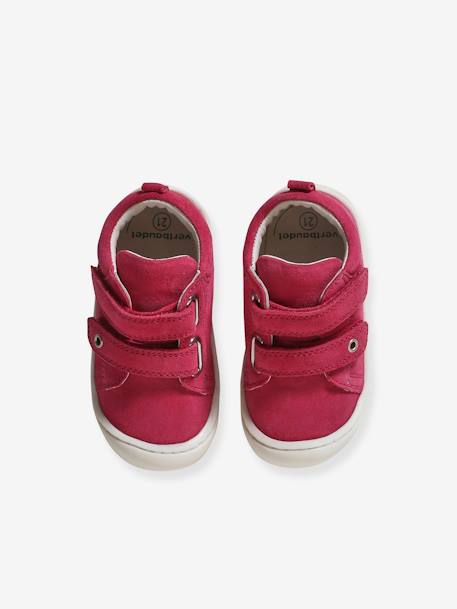 Chaussures premiers pas bébé scratchs bordeaux+fuchsia+jaune pâle+marine+or+rose 9 - vertbaudet enfant 