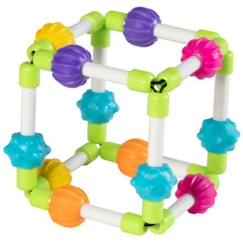 Cube d'activité Quubi - Fat Brain Toys - Multicolore - Bébé - 3 mois et plus  - vertbaudet enfant