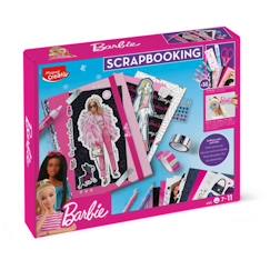 Jouet-Activités artistiques et musicales-Maped Creativ - Scrapbooking Barbie - Kit Complet avec 55 Accessoires - A Partir de 7 Ans