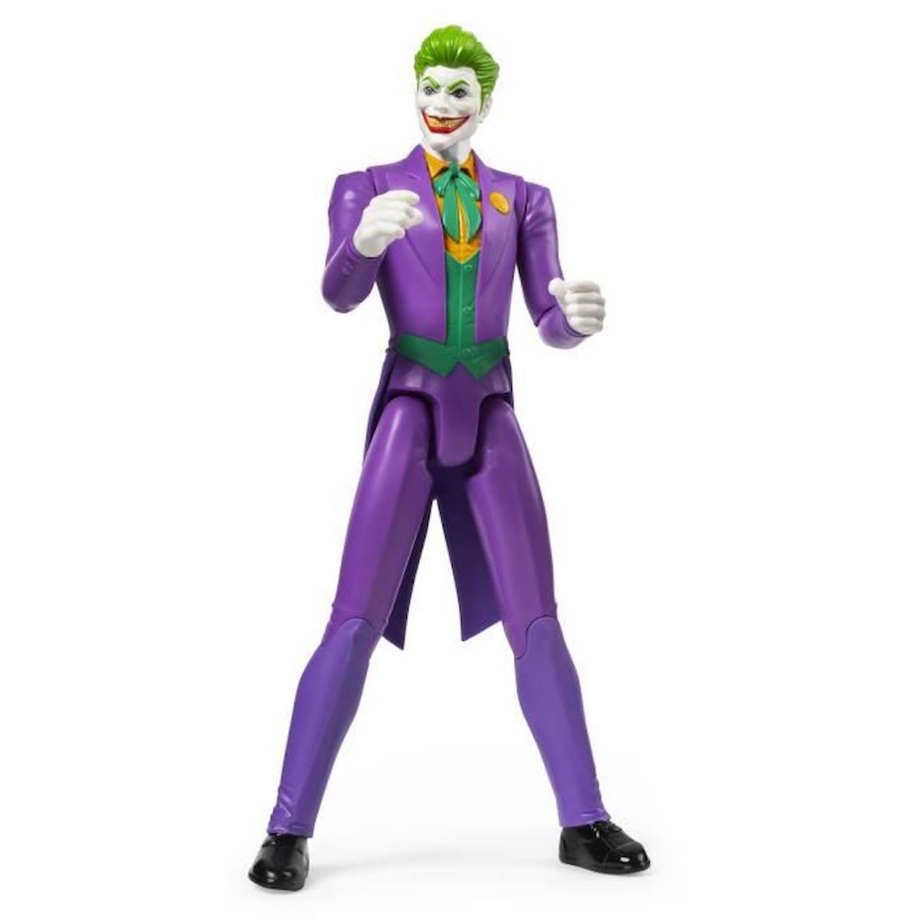 Figurine Joker 30 Cm - Batman - Spin Master - Figurine Articulée Grand Format - Blanc Blanc