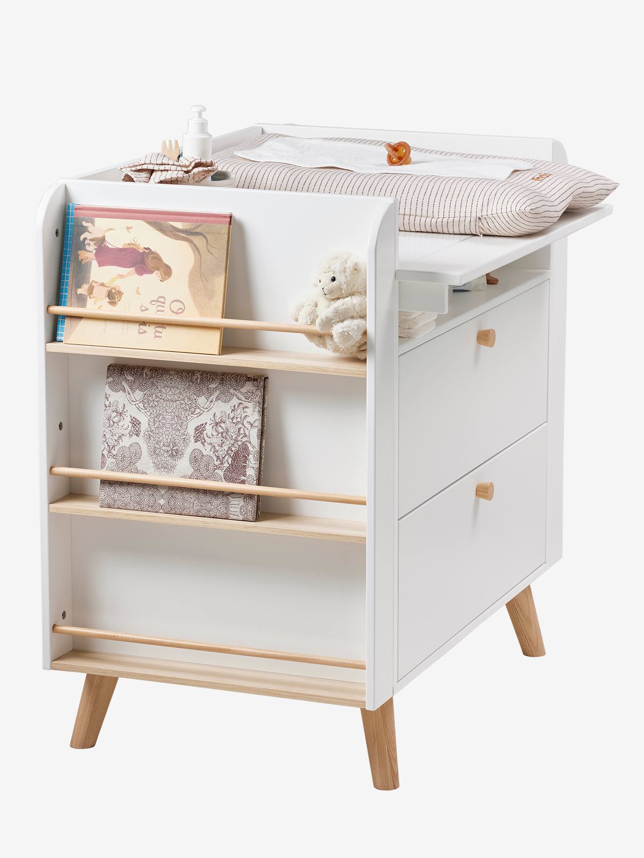 Commode à langer CONFETTI blanc (Vertbaudet) - Image 2