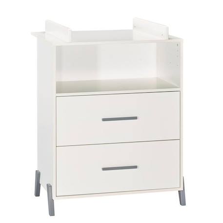 Commode à langer en bois blanc BLANC 1 - vertbaudet enfant 