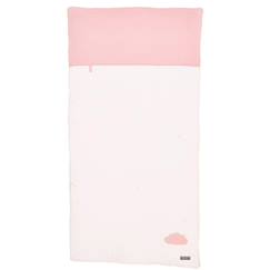 Linge de maison et décoration-Linge de lit bébé-Couverture, édredon-Édredon - LILY POUDRÉE - Rose - 100% coton - 120 x 60 cm