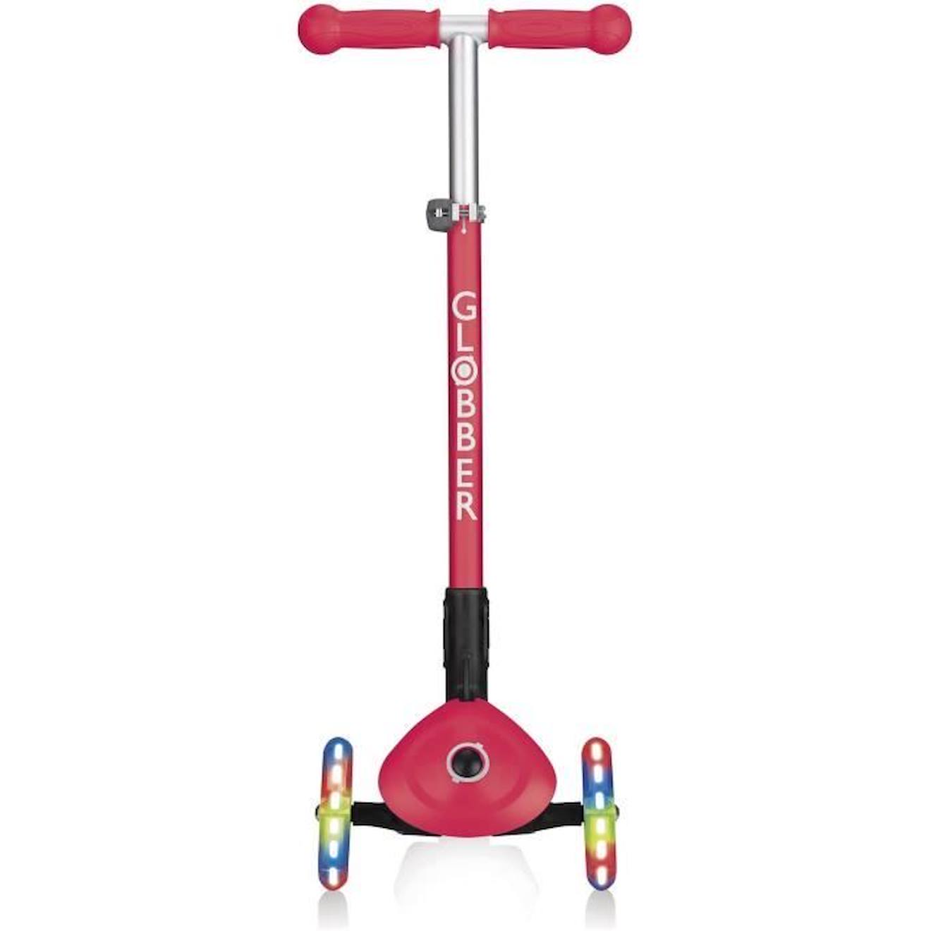 Ludendo - Trottinette 3 roues pliable Globber rouge - Tricycle