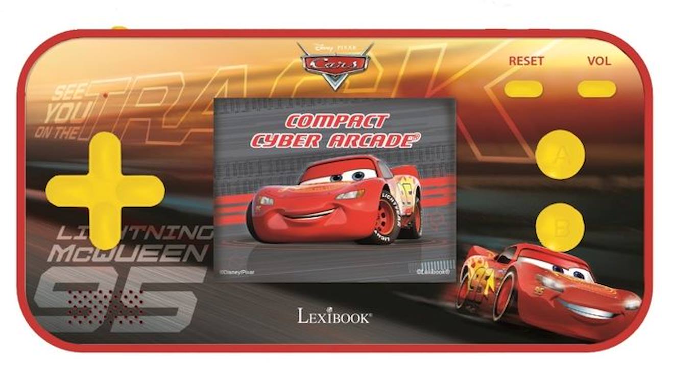 Console Portable Compact Cyber Arcade® Disney Cars - Écran 2.5 - 150 Jeux Dont 10 Cars Rouge