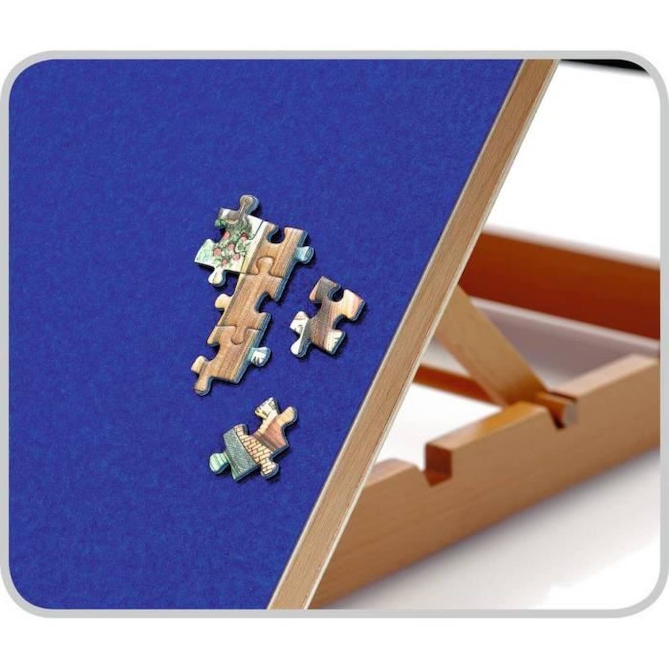 Ravensburger - Accessoire pour puzzles enfants et adultes - Chevalet à  puzzle en bois anti-glisse - Pour puzzle jusqu'au 1000 pièces bleu -  Ravensburger