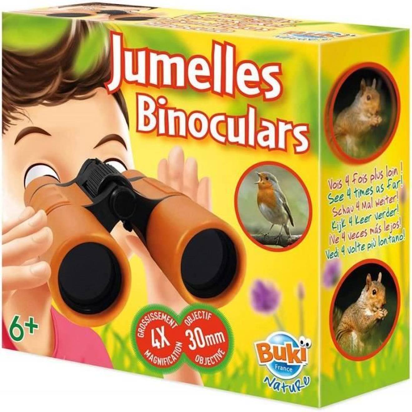 Buki France - Jumelles Binoculars Orange