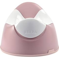 Puériculture-BEABA Pot d'apprentissage bébé ergonomique, poignées de préhension, joint antidérapant, facile d'entretien, old pink