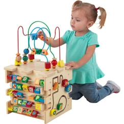 Cube d'activités en bois - KIDKRAFT - Thème cirque - Reconnaissance des formes et des couleurs  - vertbaudet enfant