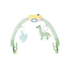 Jouet-BADABULLE Arche d'éveil bébé universelle, 3 jouets sensoriels, facile à positionner avec clips rotatifs à 360°