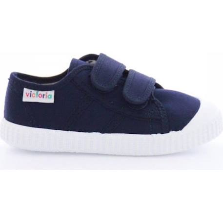 Victoria - Basket Enfant - Victoria - 136606 - Coloris Jeans - Scratch - Confort Exceptionnel Bleu