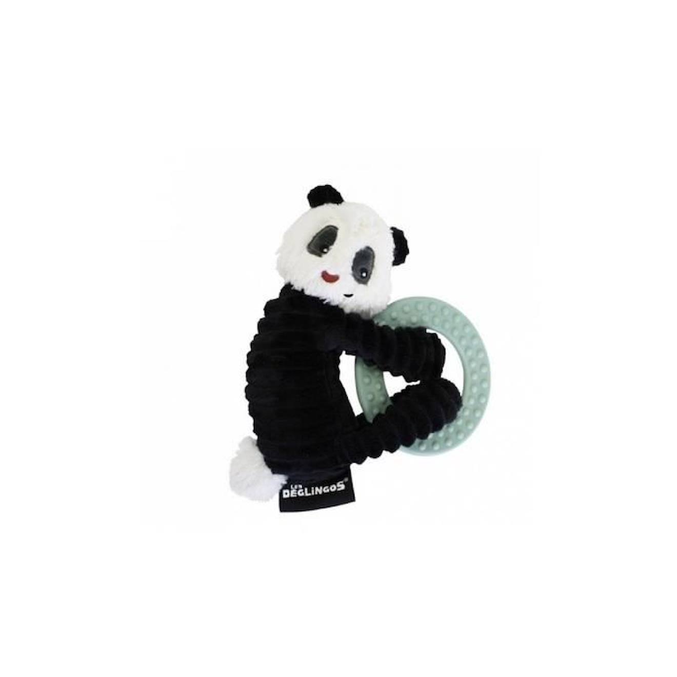 Les Déglingos - Jouet À Mâchouiller Rototos Le Panda Noir