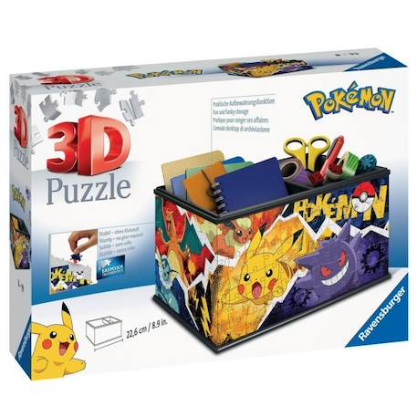 Boite de rangement Pokémon Puzzle 3D - Ravensburger - 216 pièces - A partir de 8 ans BLANC 3 - vertbaudet enfant 