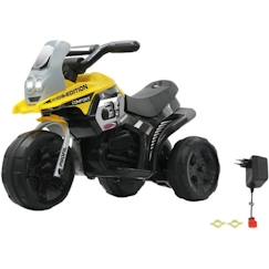 -Jamara - Ride-On E-Trike Racer Jaune - 6V