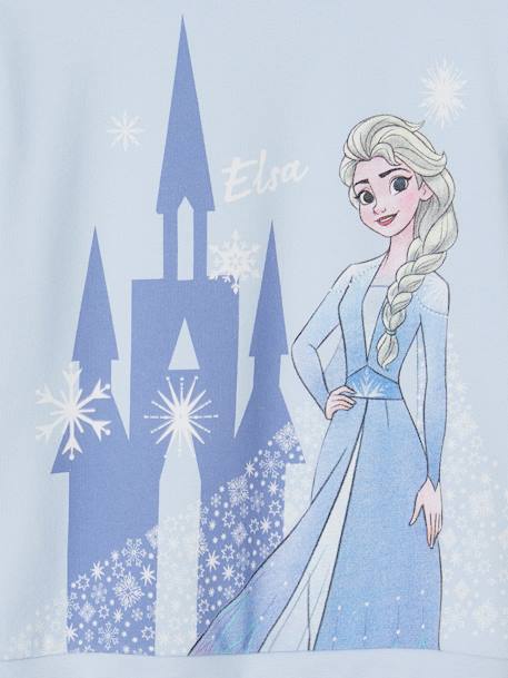 Sweat-shirt fille Disney® Reine des Neiges bleu ciel 3 - vertbaudet enfant 