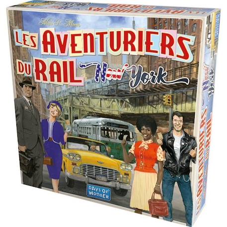Les Aventuriers du Rail : New York - AC-DÉCO - Jeu de société - 8 ans et plus - 2 à 4 joueurs - 10 à 15 minutes JAUNE 2 - vertbaudet enfant 