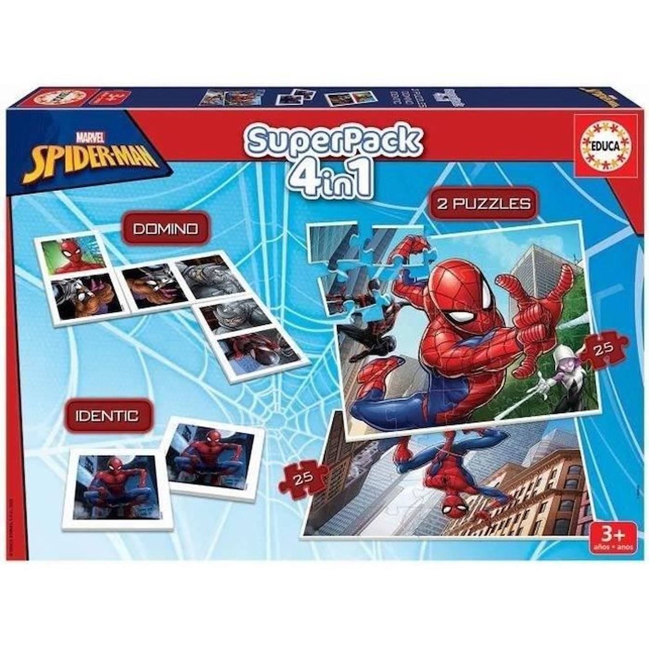 Educa - Superpack Spider-man New Rouge