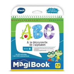 VTECH - Livre Interactif Magibook - ABC, À La Découverte De L'Alphabet  - vertbaudet enfant