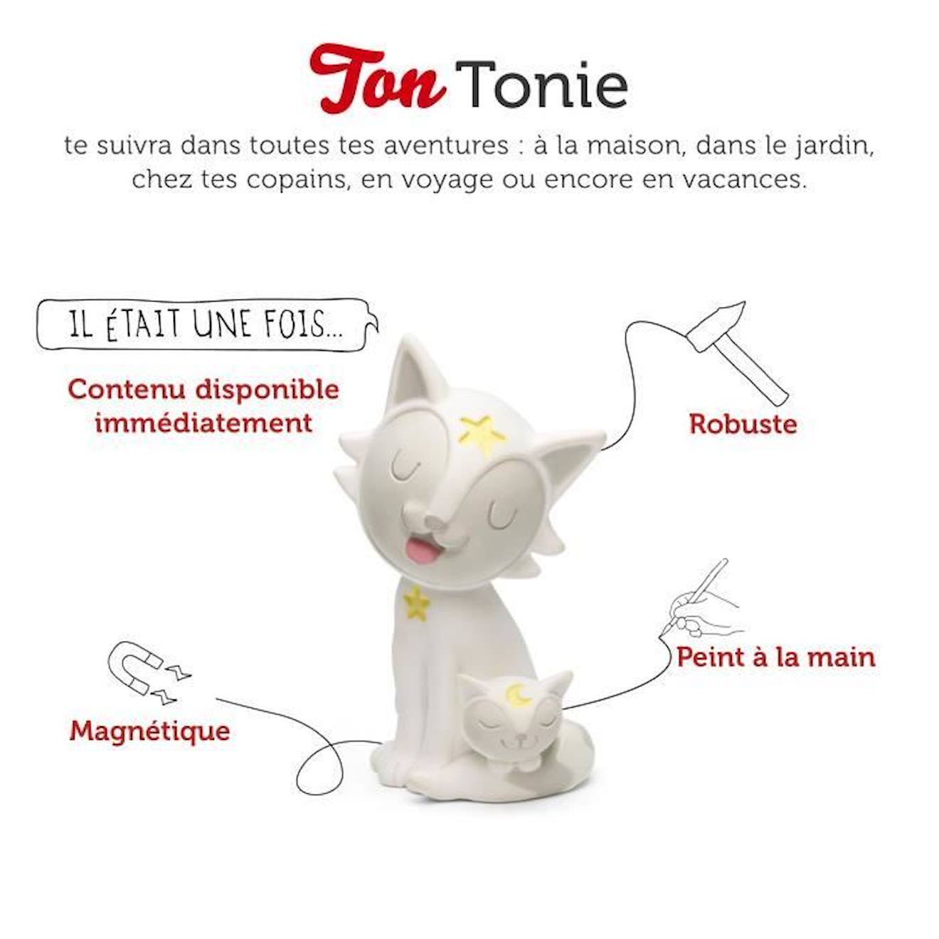 Toniebox Tonie Box Étagère murale magnétique avec espace pour 24 figurines  Tonie pour