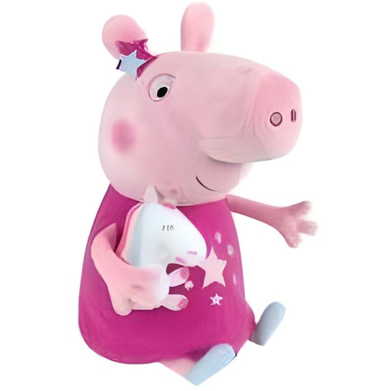 Peppa Pig Peluche Avec Mascotte Pour Enfants - 30 Cm Rose